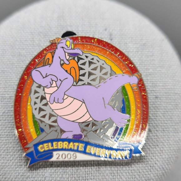 Disney Figment Rainbow Pin LE celebrate everyday 2009 Limited Edition of 1000 - Picture 1 of 2